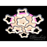 Cветодиодная люстра Diasha 1660/6+3WH LED 3color dimmer