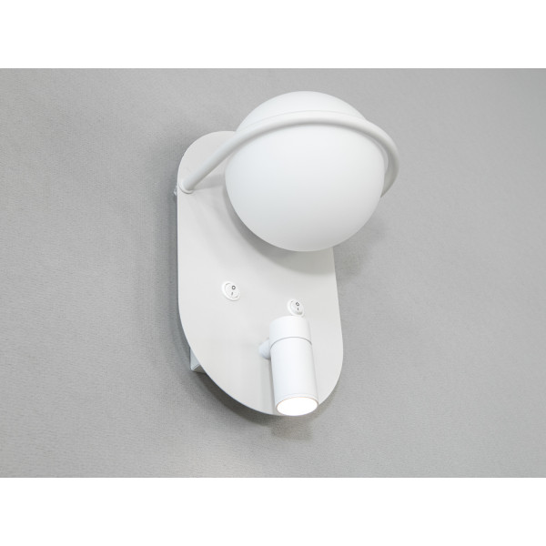 Мінімалістичне бра в стилі лофт з направленим світлом, 2 Вт, білий Diasha F3776WH