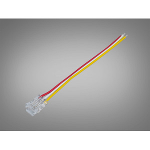 Конектор для SMD та COB стрічки 8mm Diasha PCON3pin/CAB-8mm-clear