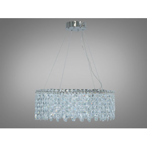 Підвісна люстра Diasha LED хром кришталь Diasha 582/600CH