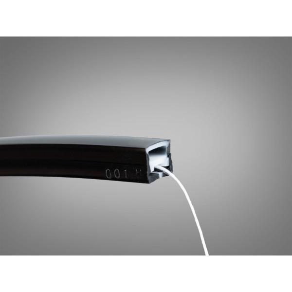 Гнучкий профіль для LED стрічки, накладний Diasha PLS-1212ENBLACK