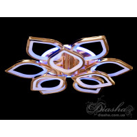 Cветодиодная люстра Diasha 8073/6+3G LED 3color dimmer