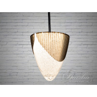 Сучасна світлодіодна підвісна люстра в стилі модерн, 20W, чорна Diasha F6001/1BK