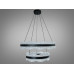 LED люстра підвісна чорна 140Вт 2 кільця пульт Diasha D8750/600+400BK LED люстра підвісна чорна 140Вт 2 кільця пульт Diasha D8750/600+400BK