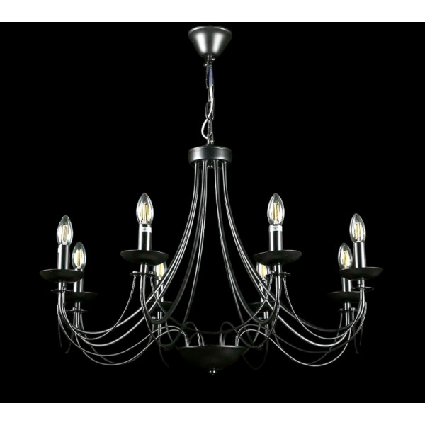 Люстра свеча L24058/8 (BK) Splendid-Ray
230137 Люстра свеча L24058/8 (BK) Splendid-Ray
230137