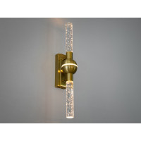 Вишукане світлодіодне бра, 8 Вт, золото Diasha F3787