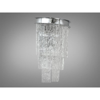 Чаруюче класичне бра з кришталю на дві лампи, хром Diasha 816/2CH