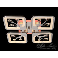 Cветодиодная люстра потолочная с пультом Diasha S8157/4HR LED 3color dimmer
