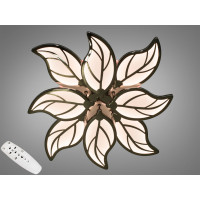 Cветодиодная люстра потолочная с пультом управления Diasha 8028/4+4BHR LED 3color dimmer 