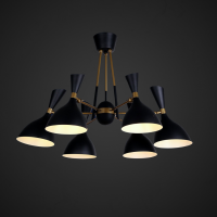 Люстра в зал Levistella 756LPR1024-6 BK 