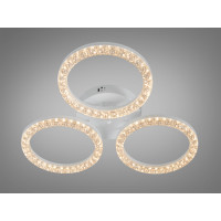 Стельова LED люстра кільця біла 65W  Diasha MX4770/3WH