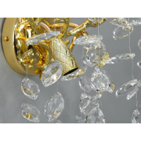 Світильник сателіт до кришталевих люстр, 2 лампи, золото Diasha 608-BGD