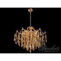 Люстра с хрусталем Diasha A08-600G-SP  