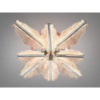 Стельова LED люстра хром 105W пульт димер Diasha 25106/4+4HRLED3colordimmer