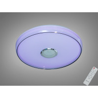 Смарт LED люстра біла 80 Вт RGB з Bluetooth Diasha DB-8305/500RGB+MP3