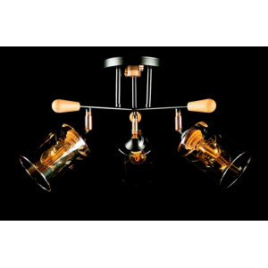 Люстра с плафонами  L6025/3 (BLK+FG) Splendid-Ray
260752