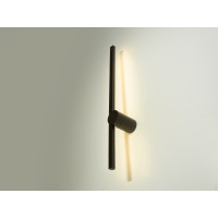 Дизайнерське, гармонійне чорне світлодіодне бра, 8 Вт Diasha 9374/BK-600