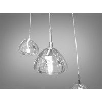 Люстра лед подвесная декоративная Diasha 3004/3HR