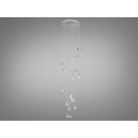 Лед люстра подвесная на 18 ламп Diasha 3004/18HR