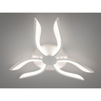 Стельова led люстра кільця з пультом, диммером, підсвіткою, 40W, чорна Diasha 2481/6WHLED3colordimmer