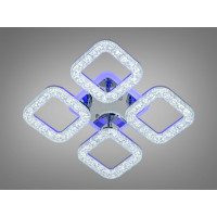 Стельова світлодіодна люстра з пультом, диммером, 50W, хром Diasha S2205/4HRLED3colordimmer
