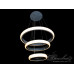 Подвесная светодиодная люстра кольца Diasha 8102-700+500+350GR dimmer