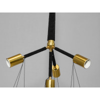 Люстра підвіс у стилі Loft на 4 лампи, золото Diasha 7501/4GD