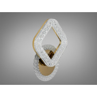 Привабливий Led світильник з кольоровою підсвіткою, 20W, золото Diasha 2205/1G