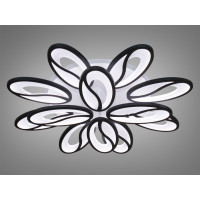 Люстры потолочные светодиодные led с пультом и ночником Diasha 8090/8+4BK LED 3color dimmer