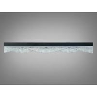 Настінне LED бра-планка золото 16 Вт Diasha 8057/600BK