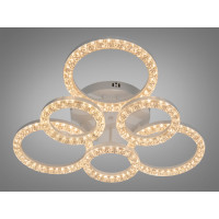 Стельова LED люстра кільця Diasha біла 113Вт Diasha MX4770/3+3WH