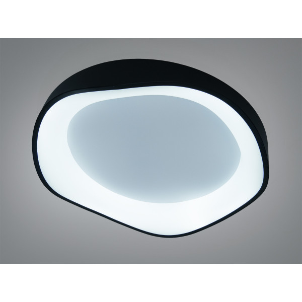 Світлодіодна стельова люстра чорна 35Вт до 6м² Diasha 0471BBK