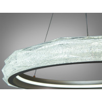 Кришталева світлодіодна люстра-підвіс, 60W Diasha 583-600G