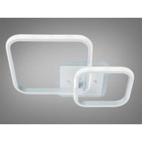 Стельова LED люстра Квадрати біла 85W димер Diasha 2525/2WHLED3colordimmer