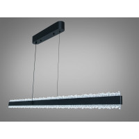 Підвісна LED люстра чорна 62W 3410 lm три режими Diasha XH1002/1200BK