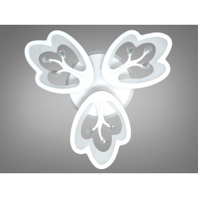 Золота світлодіодна люстра з регулюванням яскравості, пультом, 90W Diasha 8148/3WHLED3colordimmer