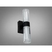 Вишуканий чорний світлодіодний настінний світильник бра, 6 Вт Diasha 9151-ABK