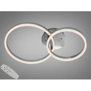 Люстра Diasha кільця матовий хром 50W пульт Diasha 2539NEWHRdimmer