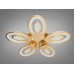 Стельова LED люстра хром 60Вт пульт 3 кільця Diasha 2528/5GLED3colordimmer