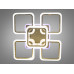 Потолочная led люстра квадрат с пультом Diasha A8060/4+1G LED 3color dimmer