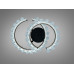 Стельова LED люстра шампань 80W з пультом 14м² Diasha 2511/500+400CG Стельова LED люстра шампань 80W з пультом 14м² Diasha 2511/500+400CG