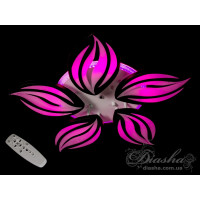 Люстры светодиодные с пультом управления Diasha 8092/5BK LED 3color dimmer
