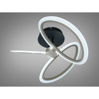 Люстра стельова LED Diasha шампань 45W 3 кільця Diasha WG5144/3