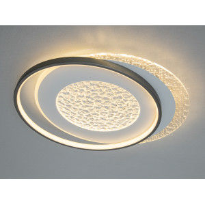 Світлодіодна стельова люстра чорна 90 Вт 15 м² Diasha 2570-B