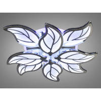 Люстра лед в зал потолочная с пультом 135W Diasha 8028/4+4LED 3color dimmer