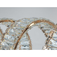 Люстра LED підвісна спіраль золото 250Вт пульт Diasha 533/1000G