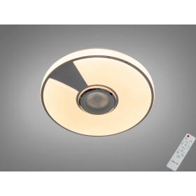 Світлодіодна стельова люстра Смарт біла RGB з пультом керування Diasha DB-8309/400RGB+MP3