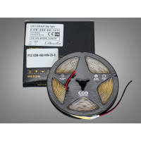 COB LED стрічка 12В, 480 діодів на метр, 8мм, нейтральний Diasha P12-COB-480-NW-20-8