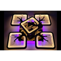 Cветодиодная люстра Linisoln 8859/4+1 PEARL+BK