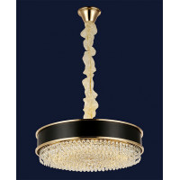 Люстра с хрусталем Levistella 92119090-12 GD+BK